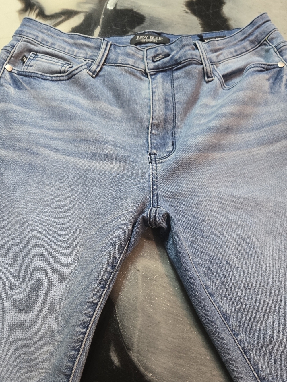 Judy Blue Faded Light Blue Skinny Jeans